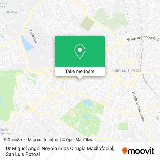 Mapa de Dr Miguel Angel Noyola Frias Cirugia Maxilofacial