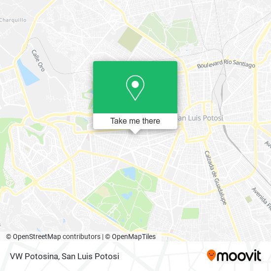 VW Potosina map