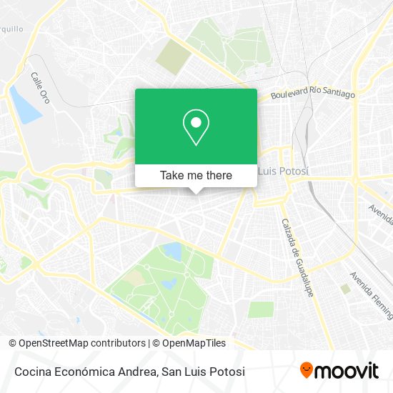 Mapa de Cocina Económica Andrea