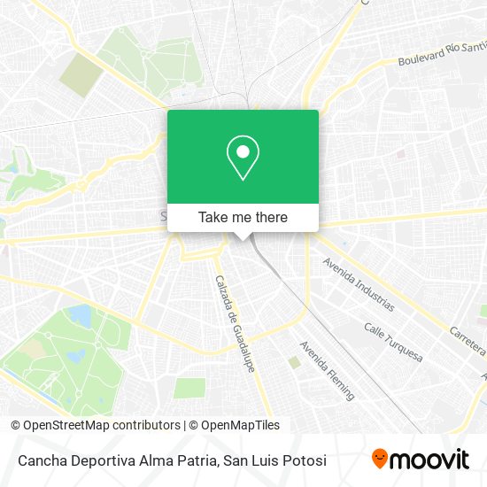 Cancha Deportiva Alma Patria map