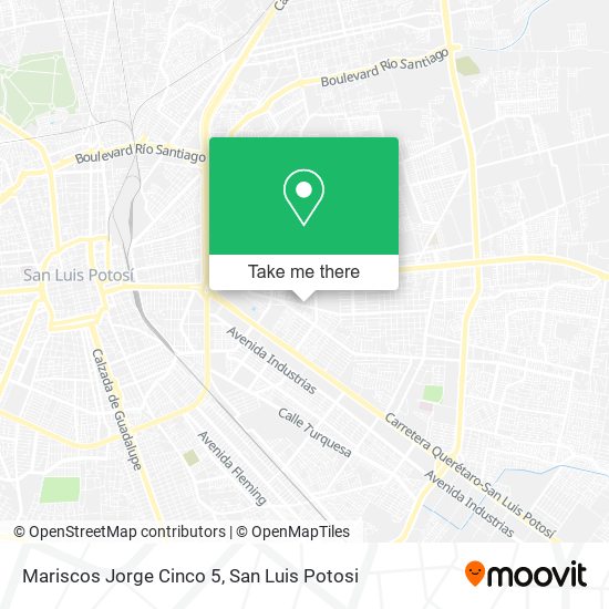 Mapa de Mariscos Jorge Cinco 5