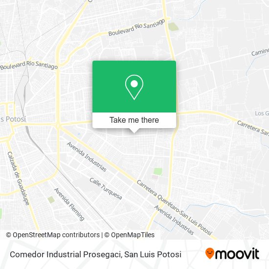 Mapa de Comedor Industrial Prosegaci