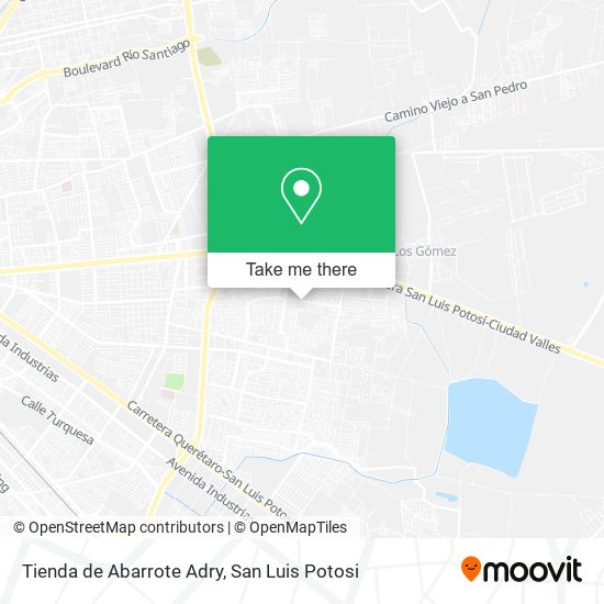 Mapa de Tienda de Abarrote Adry