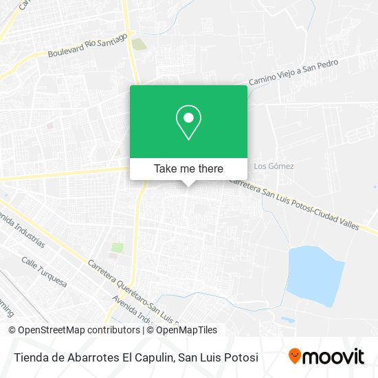 Tienda de Abarrotes El Capulin map