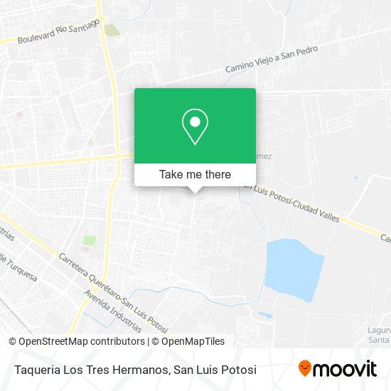 Mapa de Taqueria Los Tres Hermanos