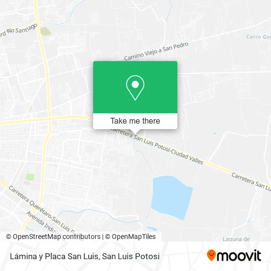 Mapa de Lámina y Placa San Luis