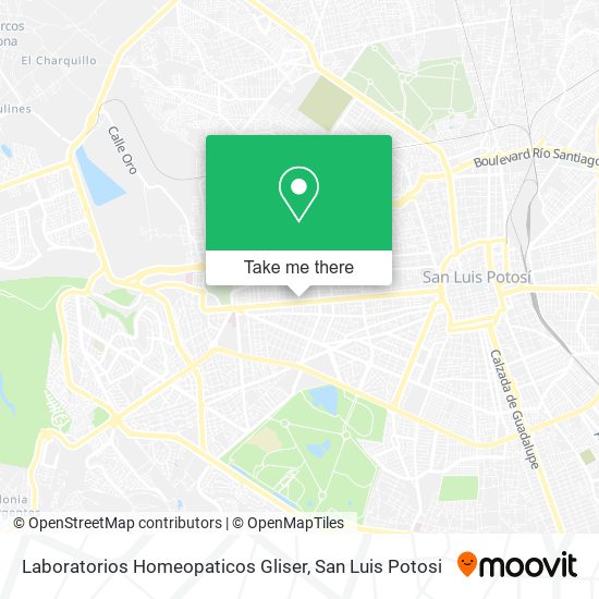 Laboratorios Homeopaticos Gliser map