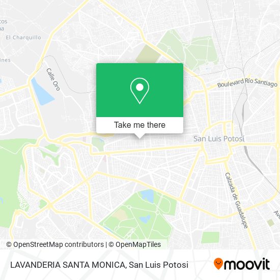 LAVANDERIA SANTA MONICA map