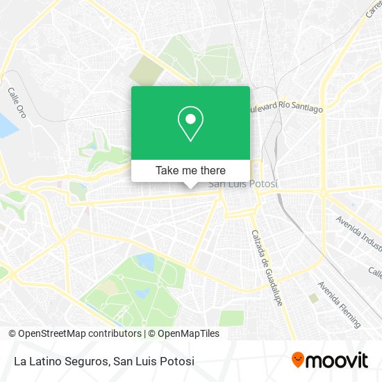 Mapa de La Latino Seguros