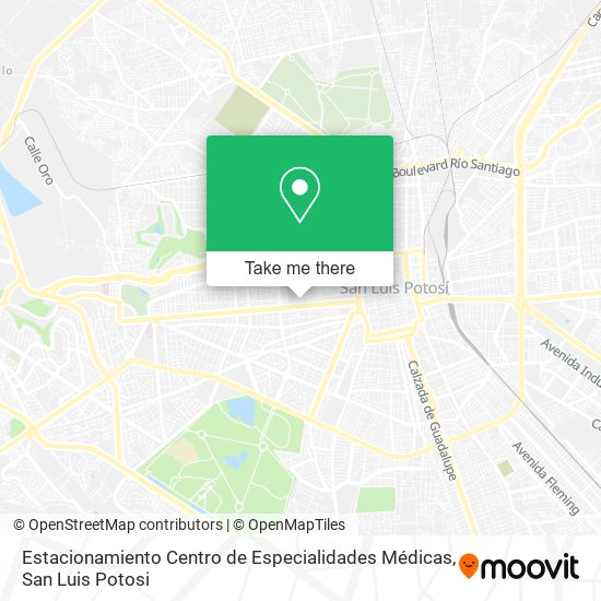 Mapa de Estacionamiento Centro de Especialidades Médicas