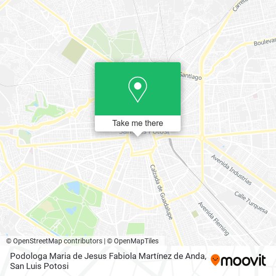 Podologa Maria de Jesus Fabiola Martínez de Anda map