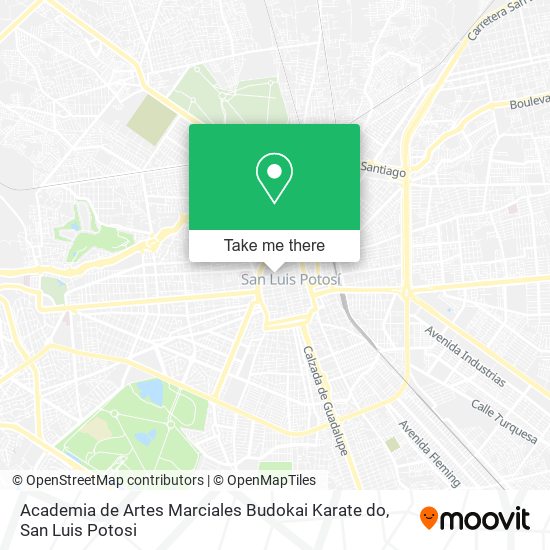 Mapa de Academia de Artes Marciales Budokai Karate do