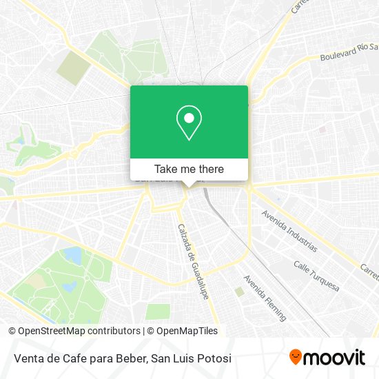 Venta de Cafe para Beber map