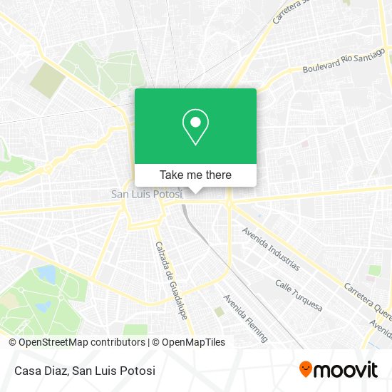 Casa Diaz map