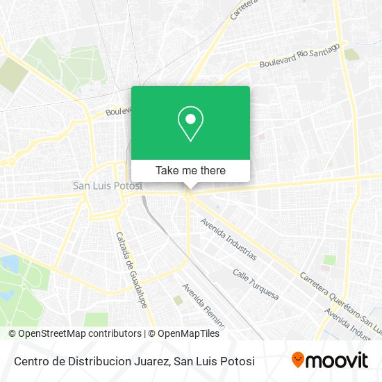 Centro de Distribucion Juarez map
