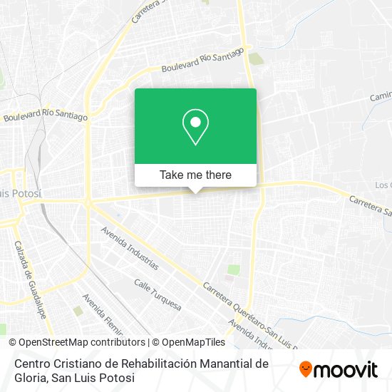 Centro Cristiano de Rehabilitación Manantial de Gloria map