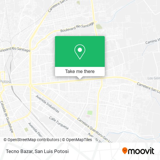 Tecno Bazar map