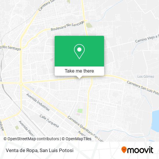 Venta de Ropa map