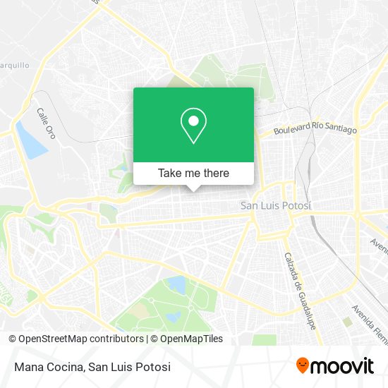 Mana Cocina map