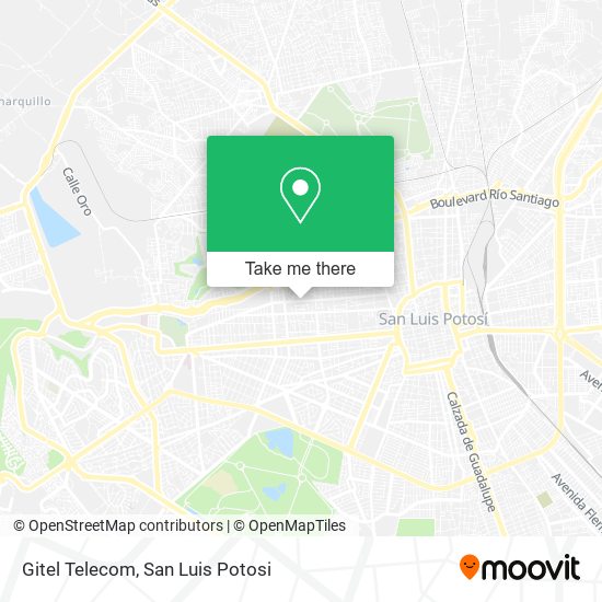 Gitel Telecom map