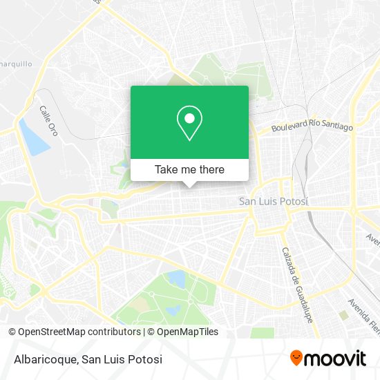 Albaricoque map