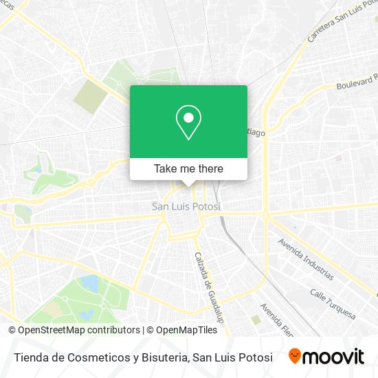 Tienda de Cosmeticos y Bisuteria map