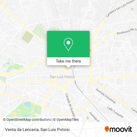 Mapa de Venta de Lenceria