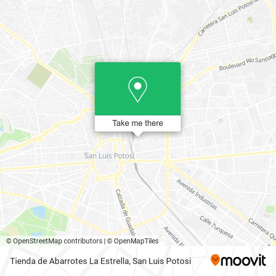 Tienda de Abarrotes La Estrella map