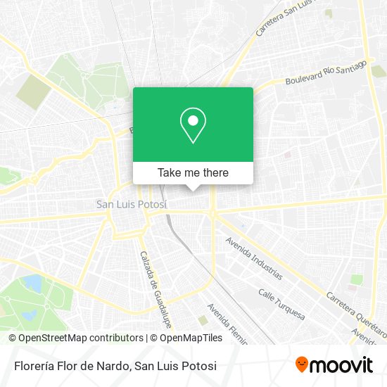 Florería Flor de Nardo map