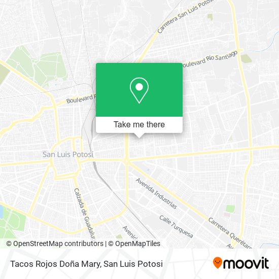 Tacos Rojos Doña Mary map