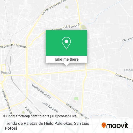 Tienda de Paletas de Hielo Palelokas map