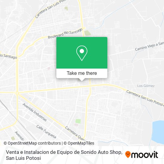 Venta e Instalacion de Equipo de Sonido Auto Shop map