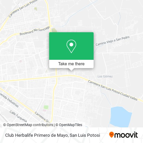 Mapa de Club Herbalife Primero de Mayo