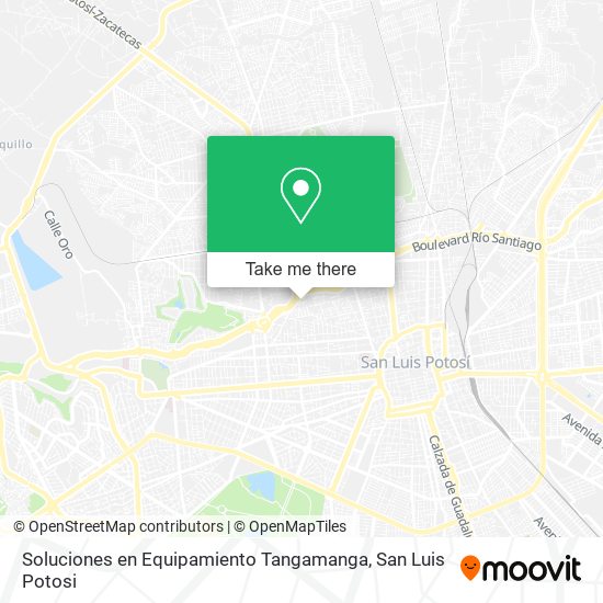 Mapa de Soluciones en Equipamiento Tangamanga