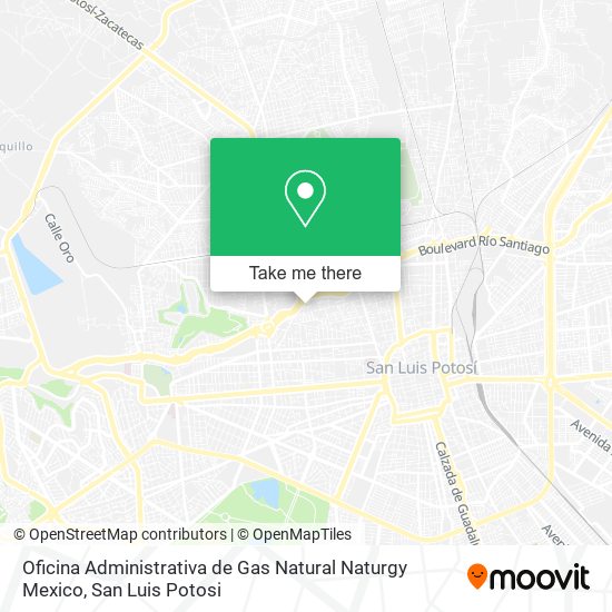Oficina Administrativa de Gas Natural Naturgy Mexico map