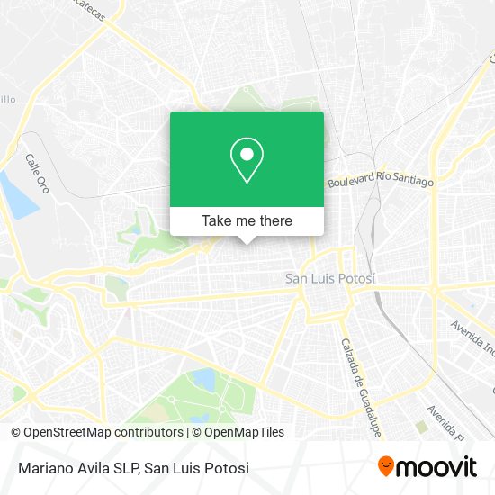 Mariano Avila SLP map