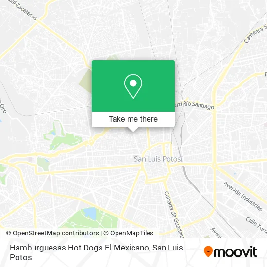 Mapa de Hamburguesas Hot Dogs El Mexicano