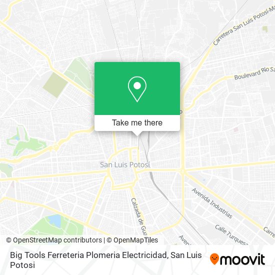 Big Tools Ferreteria Plomeria Electricidad map