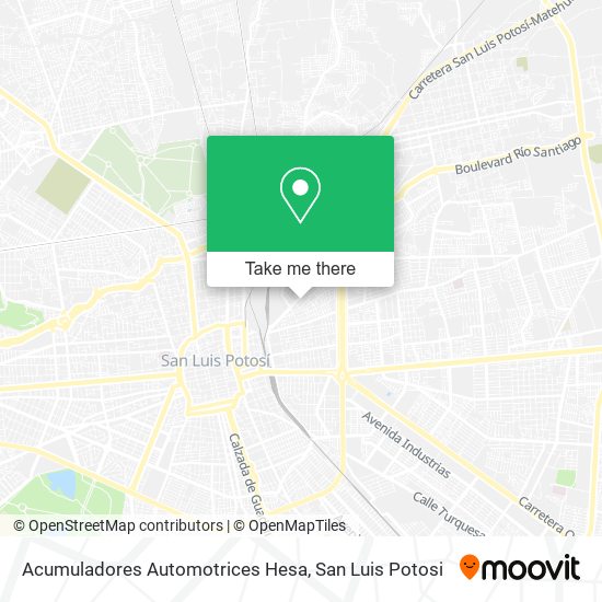 Acumuladores Automotrices Hesa map