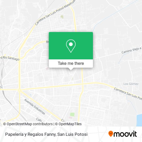 Papelería y Regalos Fanny map