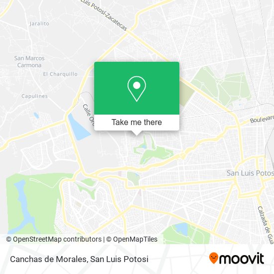 Canchas de Morales map