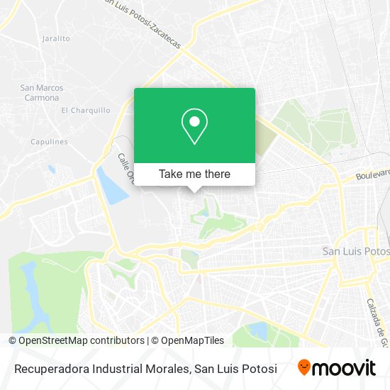 Mapa de Recuperadora Industrial Morales