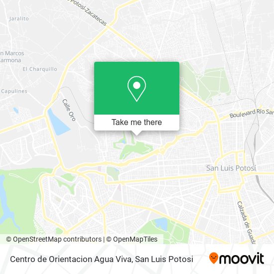 Centro de Orientacion Agua Viva map