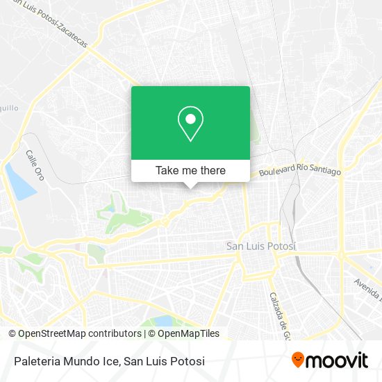 Mapa de Paleteria Mundo Ice