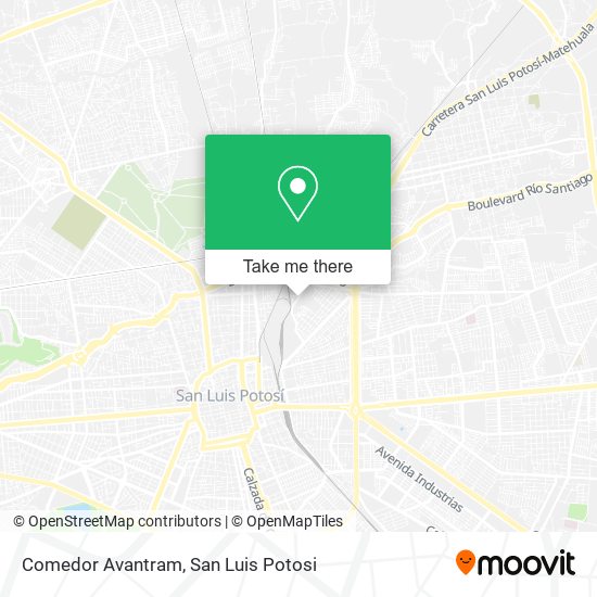 Comedor Avantram map
