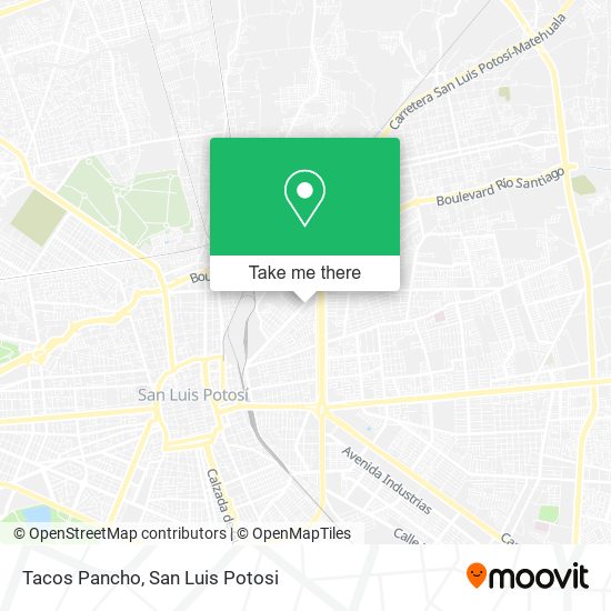 Tacos Pancho map