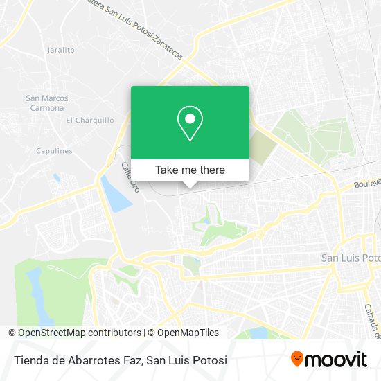 Mapa de Tienda de Abarrotes Faz