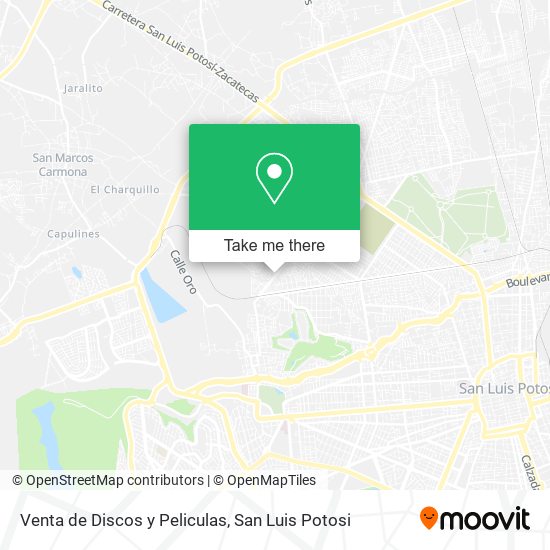 Mapa de Venta de Discos y Peliculas