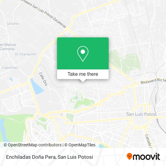 Enchiladas Doña Pera map