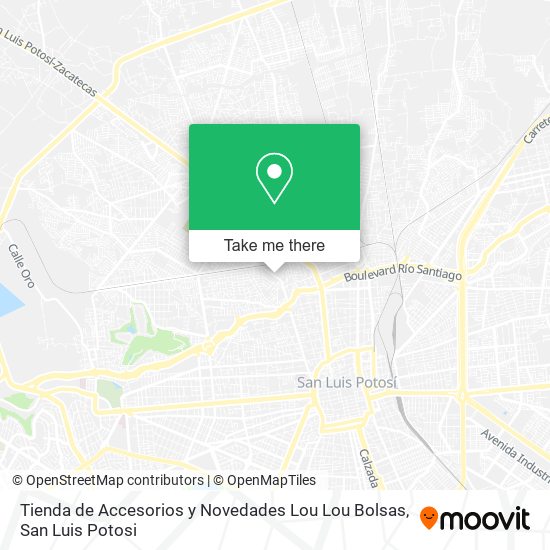 Mapa de Tienda de Accesorios y Novedades Lou Lou Bolsas